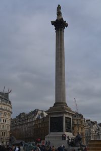 The Nelson’s Column, Trafalgar Square, London
